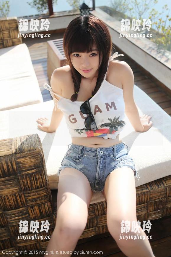 MyGirl美媛馆 - 这不是一条牛仔裤，是田芯娜Angel的'红心夹克'高清写真集！