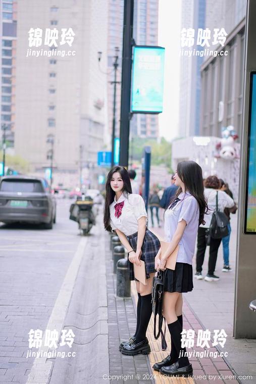 YouMi尤蜜荟 - 这张网袜写真，吕是小逗逗真的是太会玩了，哈哈！