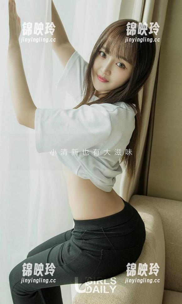 爱尤物 - 吴美溪的曼蒂克吻，图集可能出乎意料的可爱，不过…